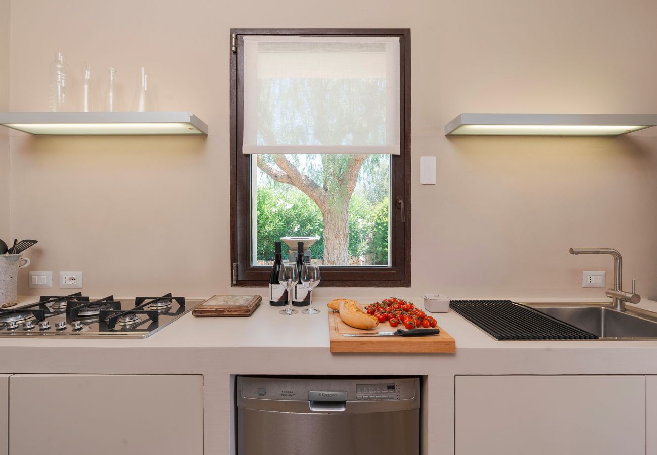 Villa a Scicli - Villa con terrazza e giardino privato. Piscina in comune. Scicli, Sicilia - Ulivi