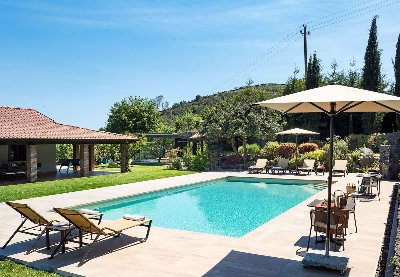 Villa a Viagrande - Villa con piscina e sala fitness sull'Etna, Sicily