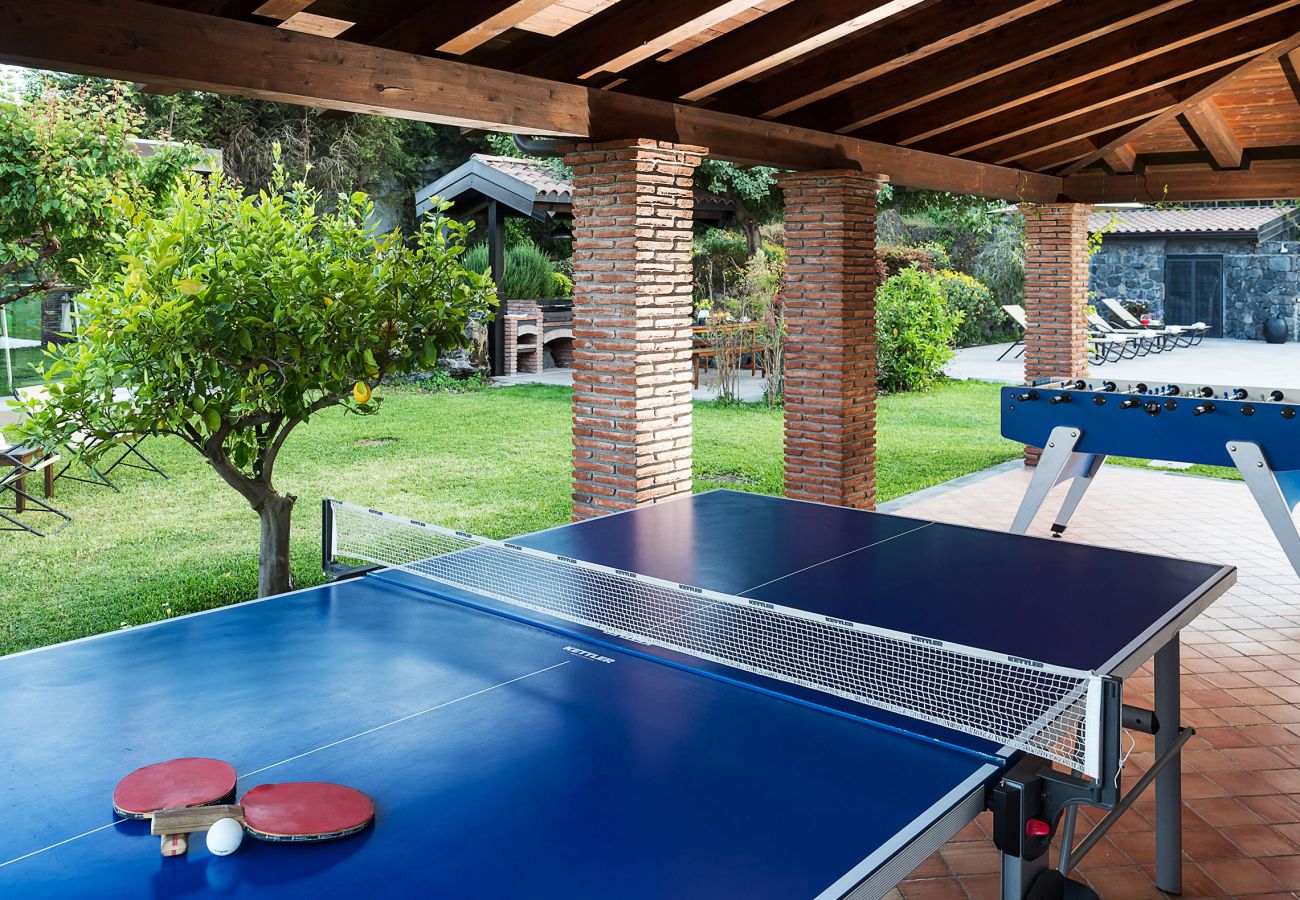 Villa a Viagrande - Villa con piscina e sala fitness sull'Etna, Sicily