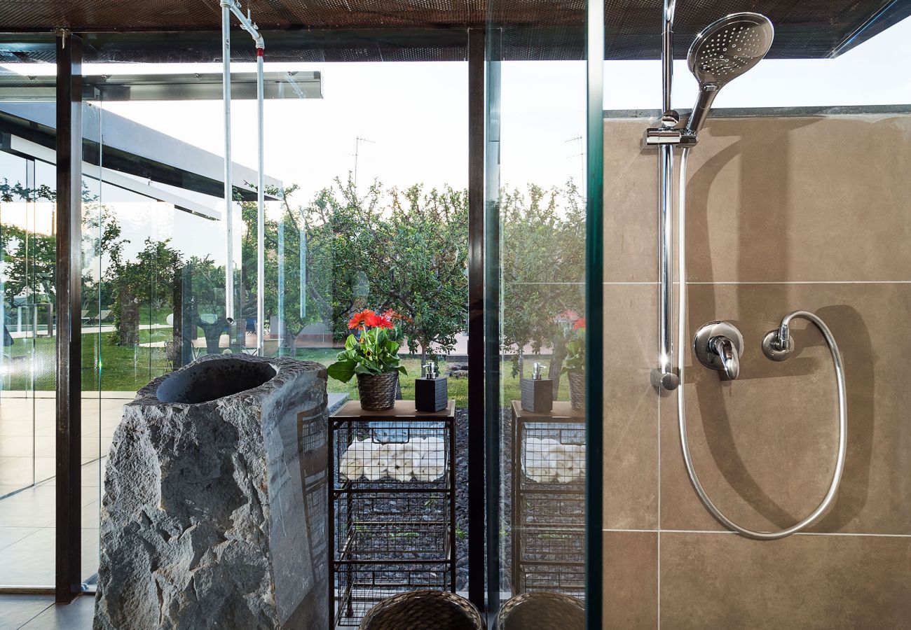 Villa a Viagrande - Villa con piscina e sala fitness sull'Etna, Sicily