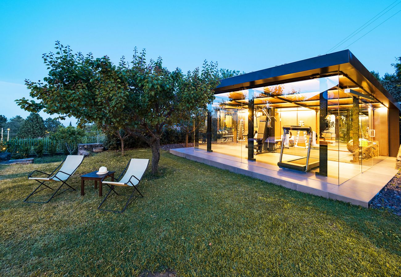 Villa a Viagrande - Villa con piscina e sala fitness sull'Etna, Sicily