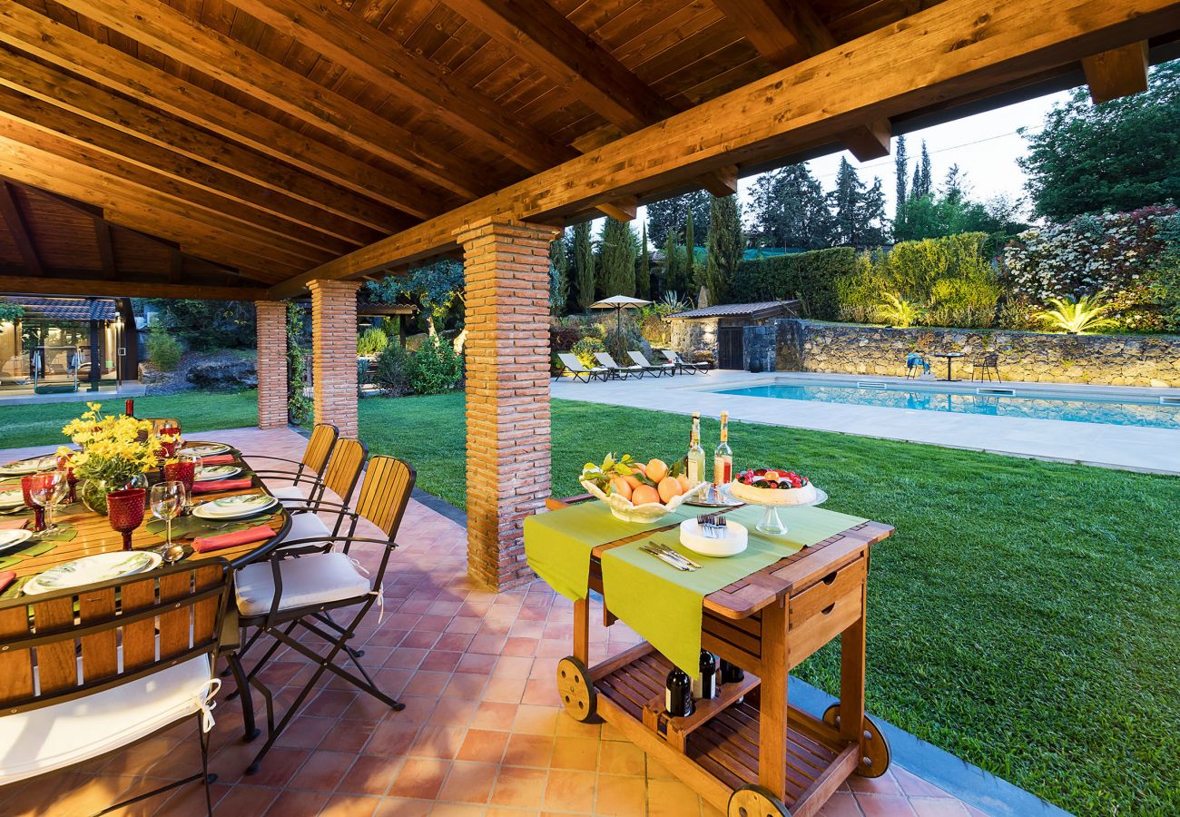 Villa a Viagrande - Villa con piscina e sala fitness sull'Etna, Sicily