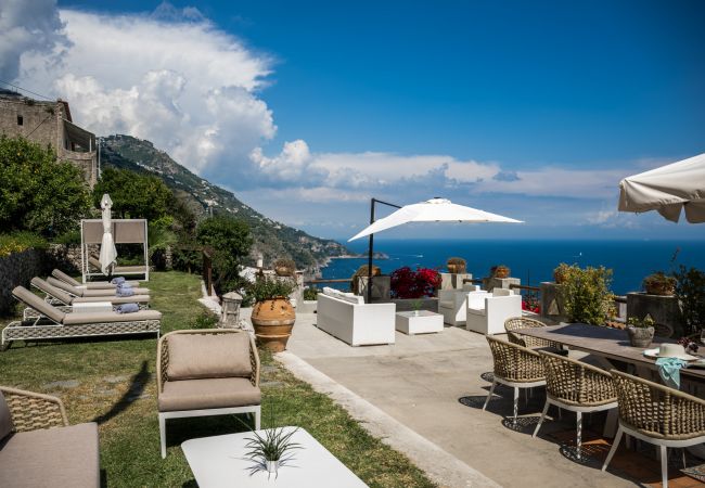 Villa a Praiano - Villa Panorama - Piscina vista sul mare e Sauna 