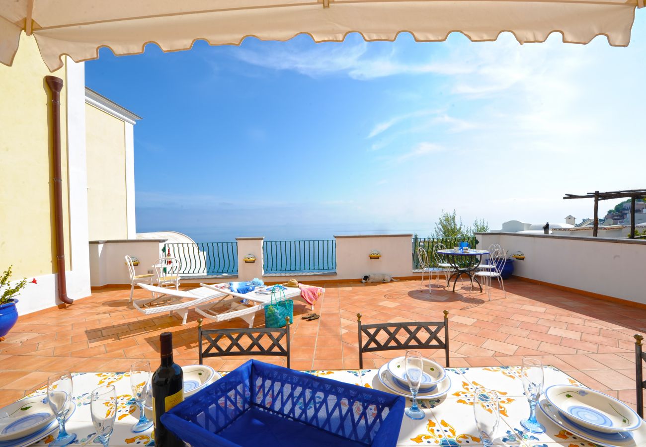 Villa a Praiano - Casa Giorgia - Villa panoramica esclusiva nel cuore di Praiano
