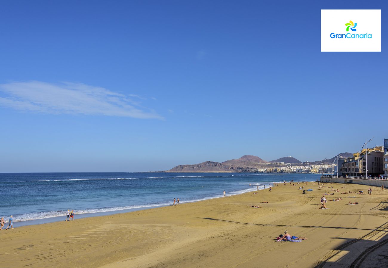 Casa a Las Palmas de Gran Canaria - Vista Dorada al mar balcón-Wifi By Canariasgetaway