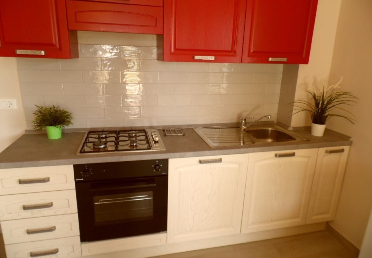 cucina in casa vacanze a Bolsena