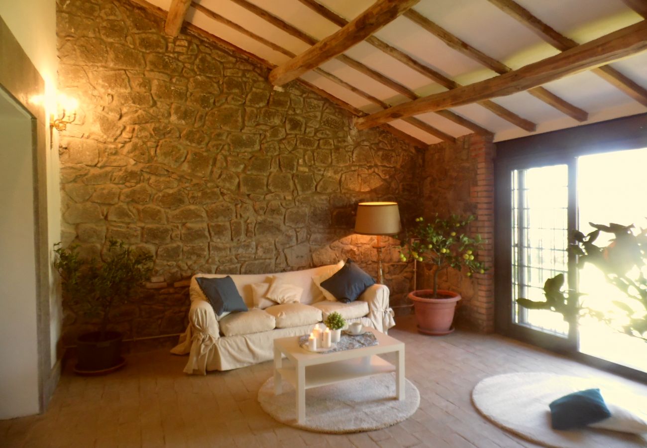 soggiorno nel casale Vallalata in Montefiascone