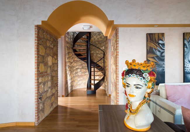 Villa a Taormina - Villa con piscina e vista mare, vicino Taormina, Sicily Villa a Taormina - Villa con piscina e vista mare, vicino Taormina, Sicily