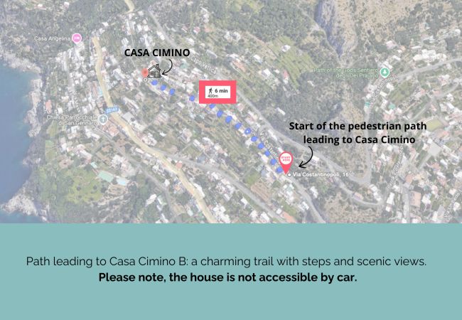 Appartamento a Praiano - Casa Cimino B - Incredibile vista su Capri Appartamento a Praiano - Casa Cimino B - Incredibile vista su Capri