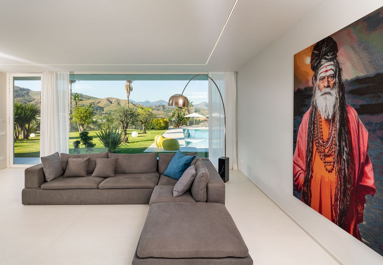 Villa a Calatabiano - Lussuosa villa con piscina vicino Taormina, Sicilia