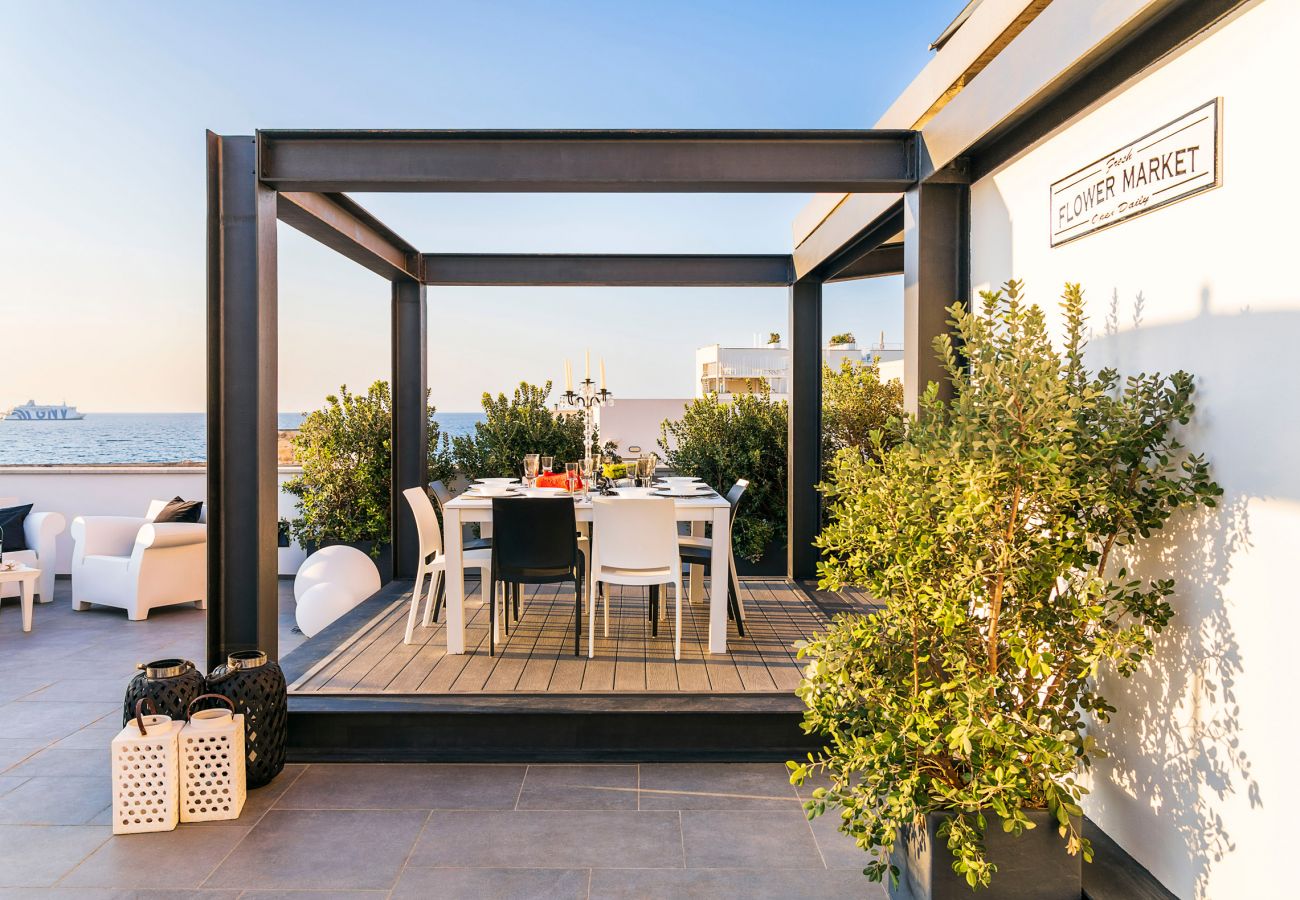 Appartamento a Trapani - Appartamento con terrazza in centro, 300 metri dal mare, Trapani