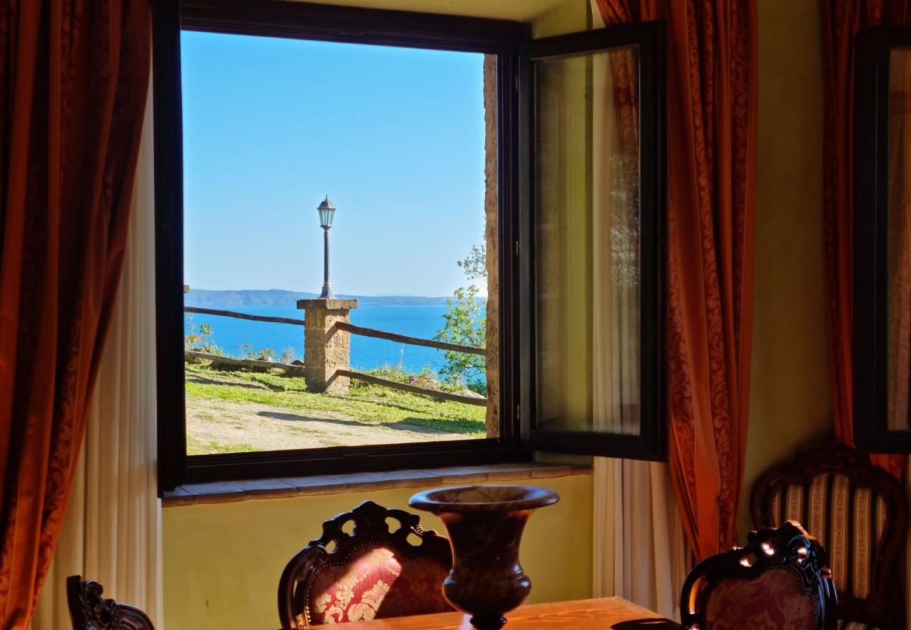 Appartamento a Bolsena - Il Casale del Sughereto - appartamento in villa da sogno con piscina