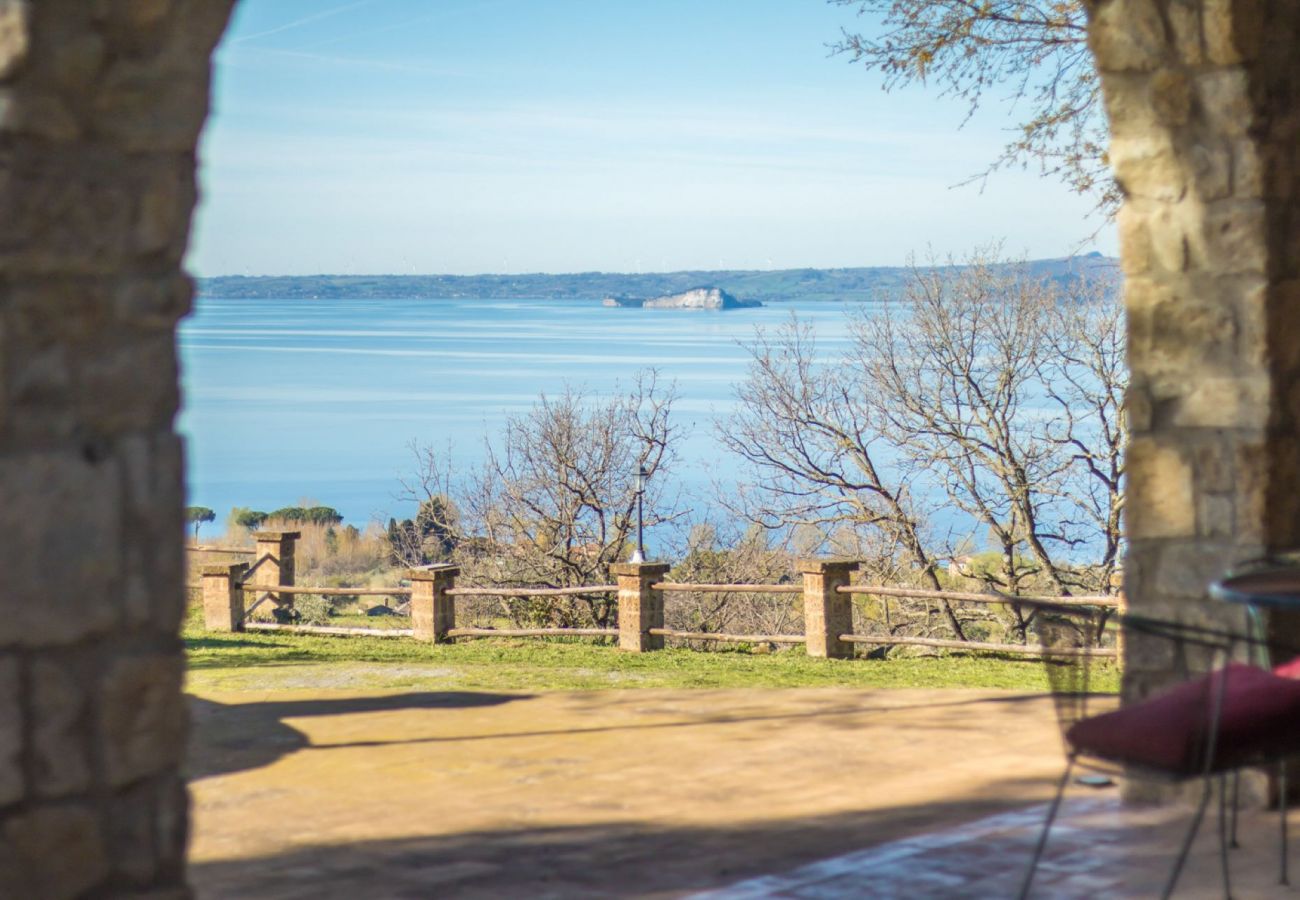 Appartamento a Bolsena - Il Casale del Sughereto - appartamento in villa da sogno con piscina