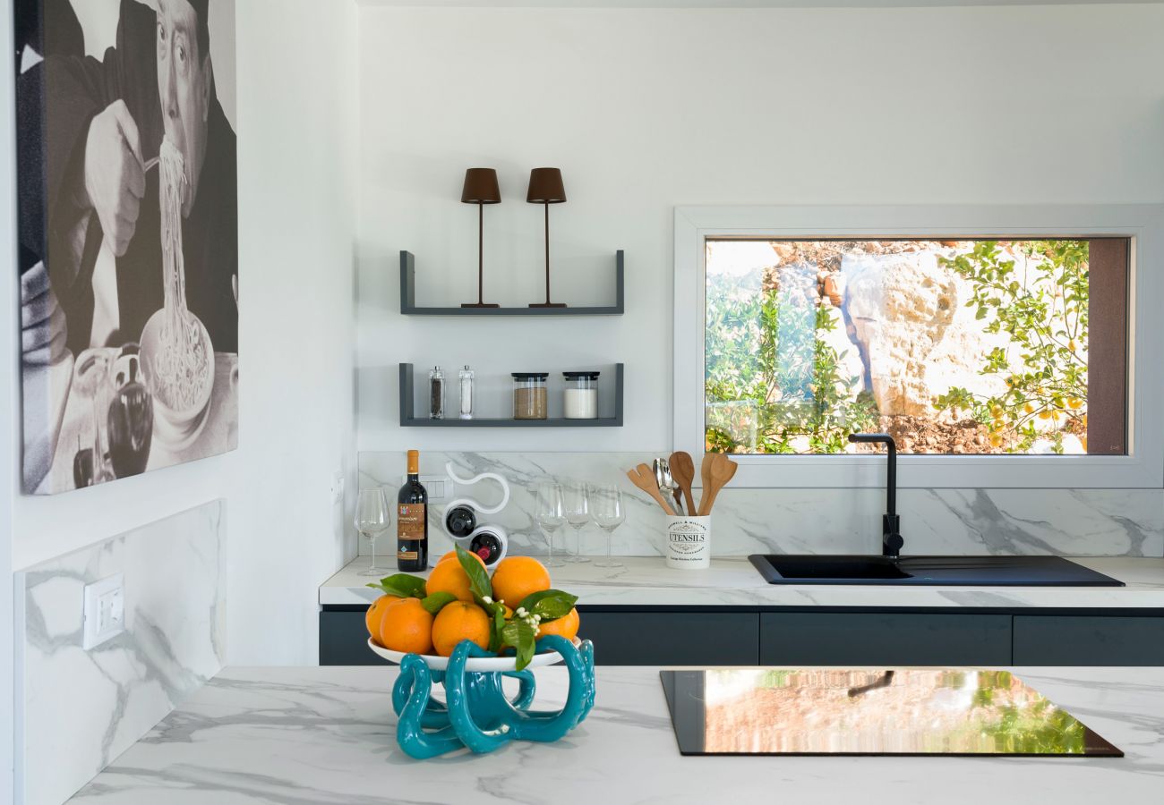Villa a Castellammare del Golfo - Fantastica villa con piscina e vista mare, Castellammare del Golfo